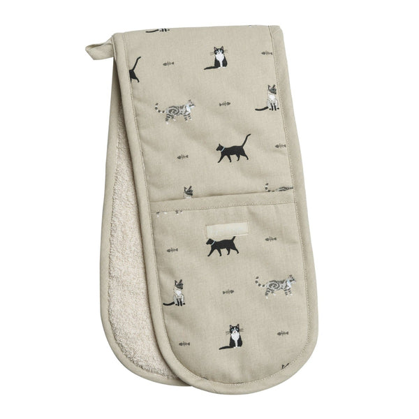 Purrfect Cats Double Oven Glove by Sophie Allport - Gallop Guru