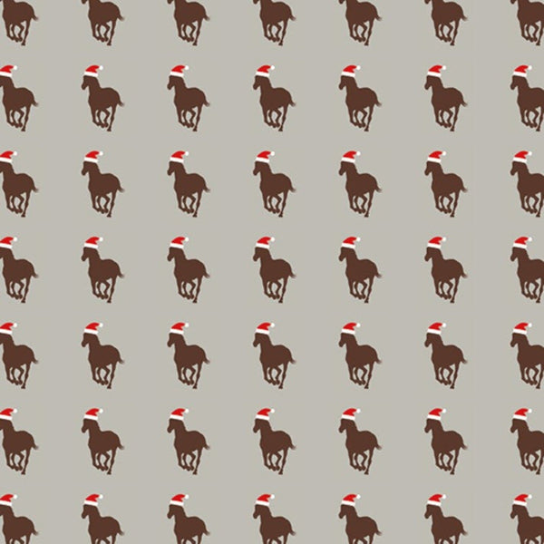 Santa Hat Horse Gift Wrap - Gallop Guru