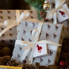 Santa Hat Horse Gift Wrap - Gallop Guru