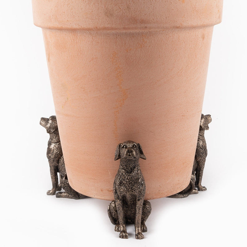 Set of Three Labrador Potty Feet for Plant Pots - Gallop Guru