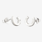 Sterling Silver Classic Horseshoe Stud Earrings by Gemma J