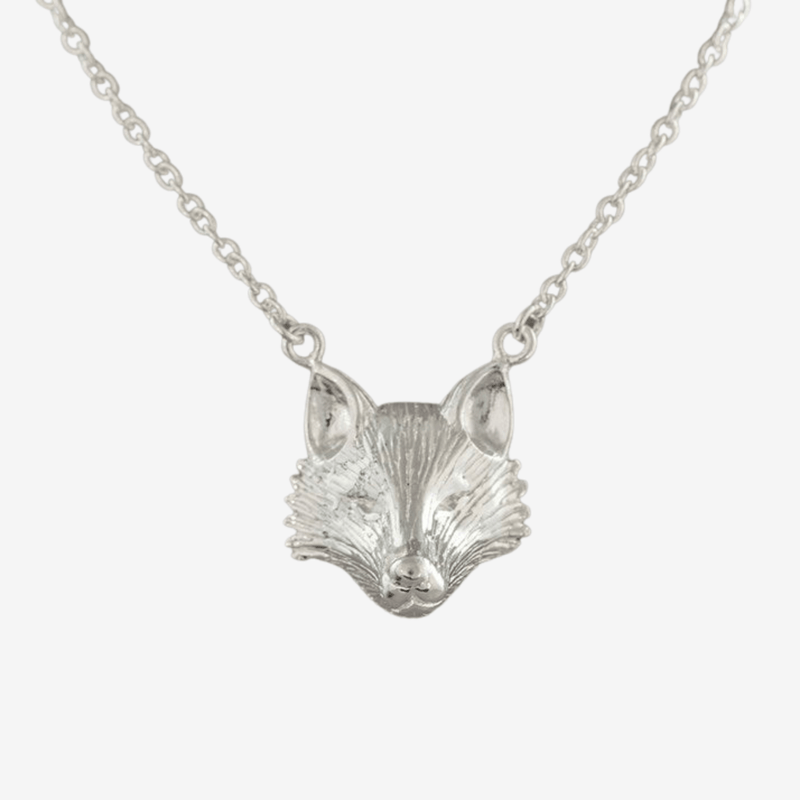Sterling Silver Country Inspired Fox Necklace - Gallop Guru