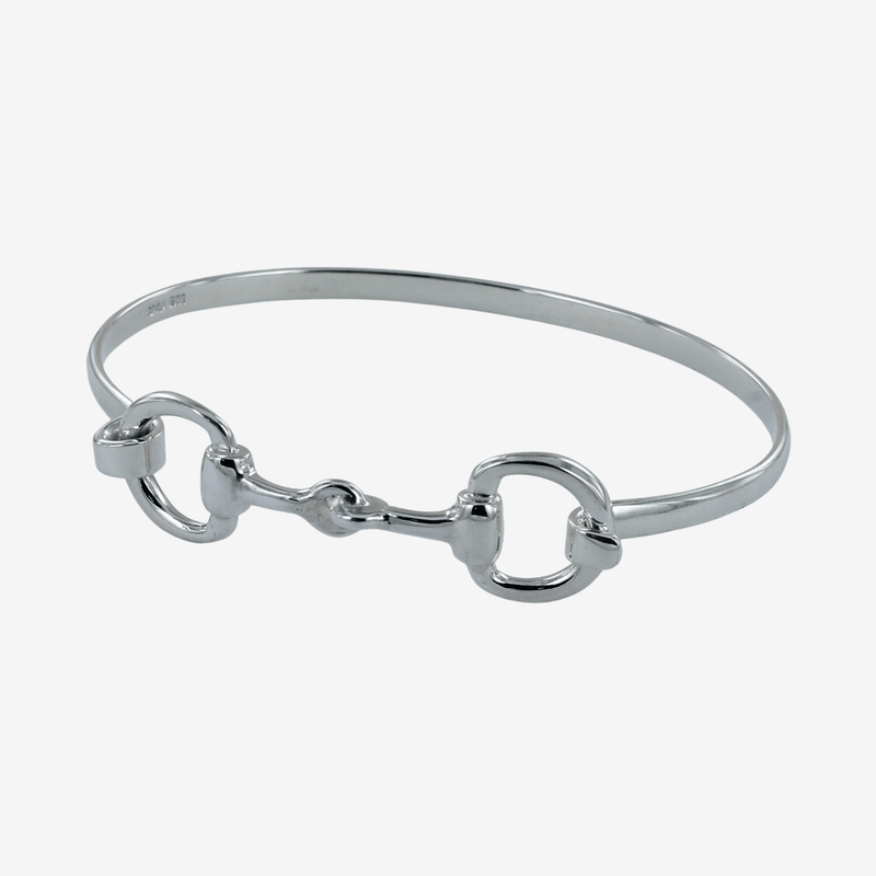 Bit Style Bangle Double Snaffle Bit Bangle | Hiho Silver | Gallop Guru