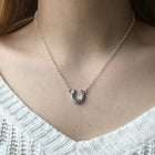 Sterling Silver Horseshoe Chain Necklace by Hiho Silver - Gallop Guru
