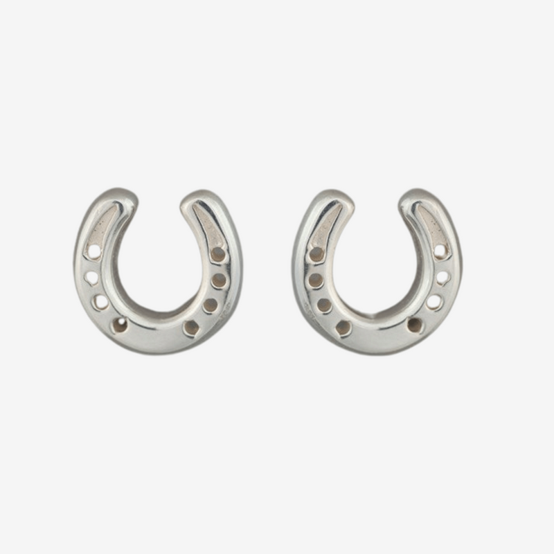Horseshoe Stud Earrings Hiho Silver Gallop Guru Horseshoe Stud Earrings Hiho Silver Gallop Guru