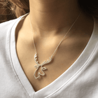Sterling Silver Large Stag Head Silhouette Necklace - Gallop Guru