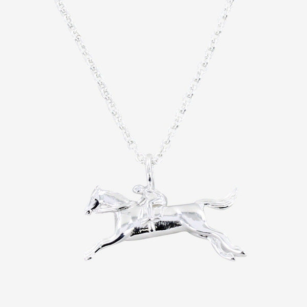 Equestrian Silver Lock Necklace - Abelstedt