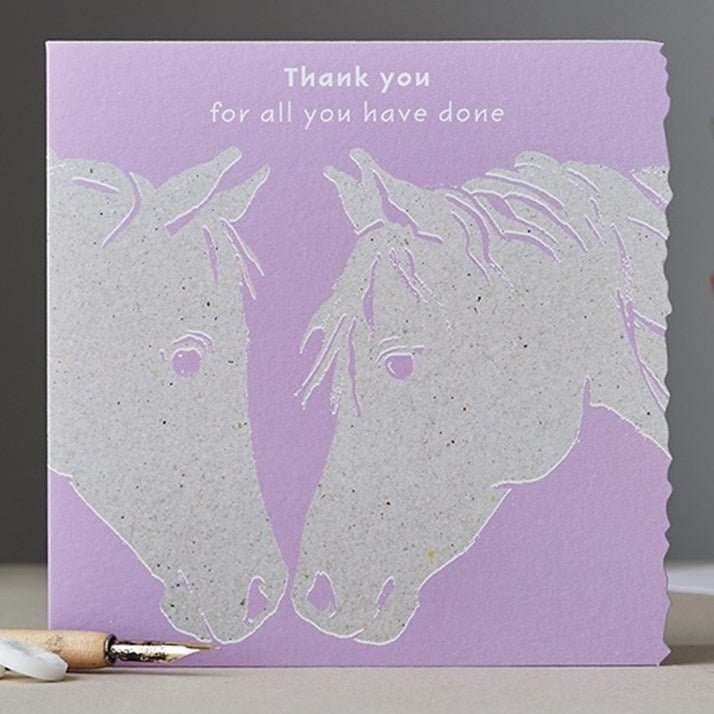 Thank You Horse Card - Gallop Guru