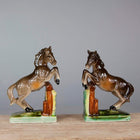 Vintage Ceramic Horse Bookends - Gallop Guru