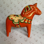 Vintage Dala Hand painted Wooden Horse - Gallop Guru